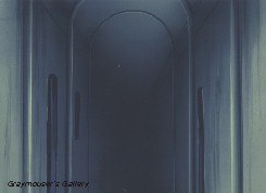 dark hallway background