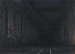 dark mineshaft background