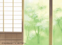 open patio door background