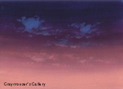 tangerine sky background