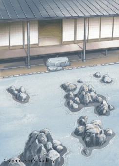 rock garden background