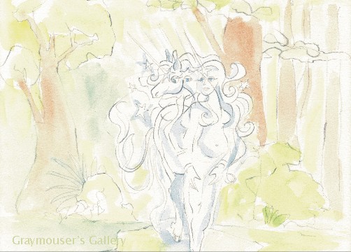 transformation water color painting