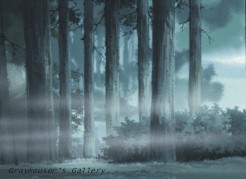 small kotaro in trees background