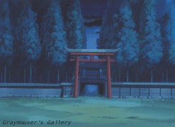 unknown shrine entryway background