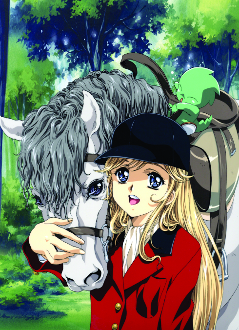 horse and rider cel