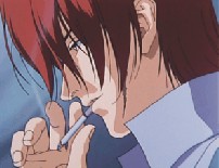 small katze smoking screencap