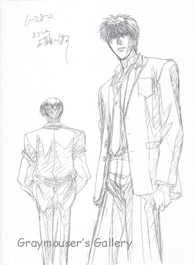 looking back sketch
