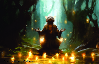 thumbnail link to mouse praying print