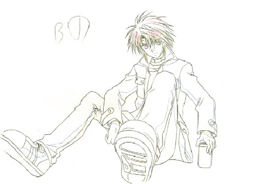 on the ground sketch